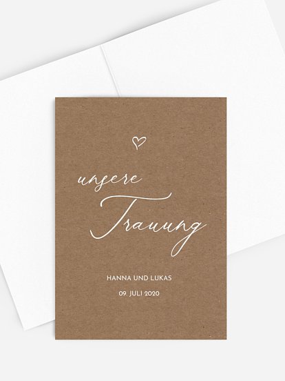 Kirchenheft Hochzeit First Love