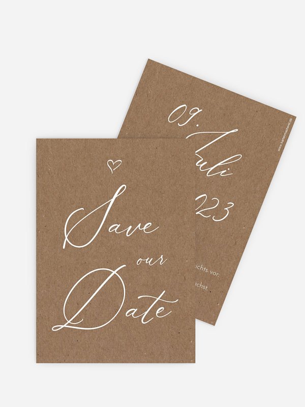 Save-the-Date Karte First Love