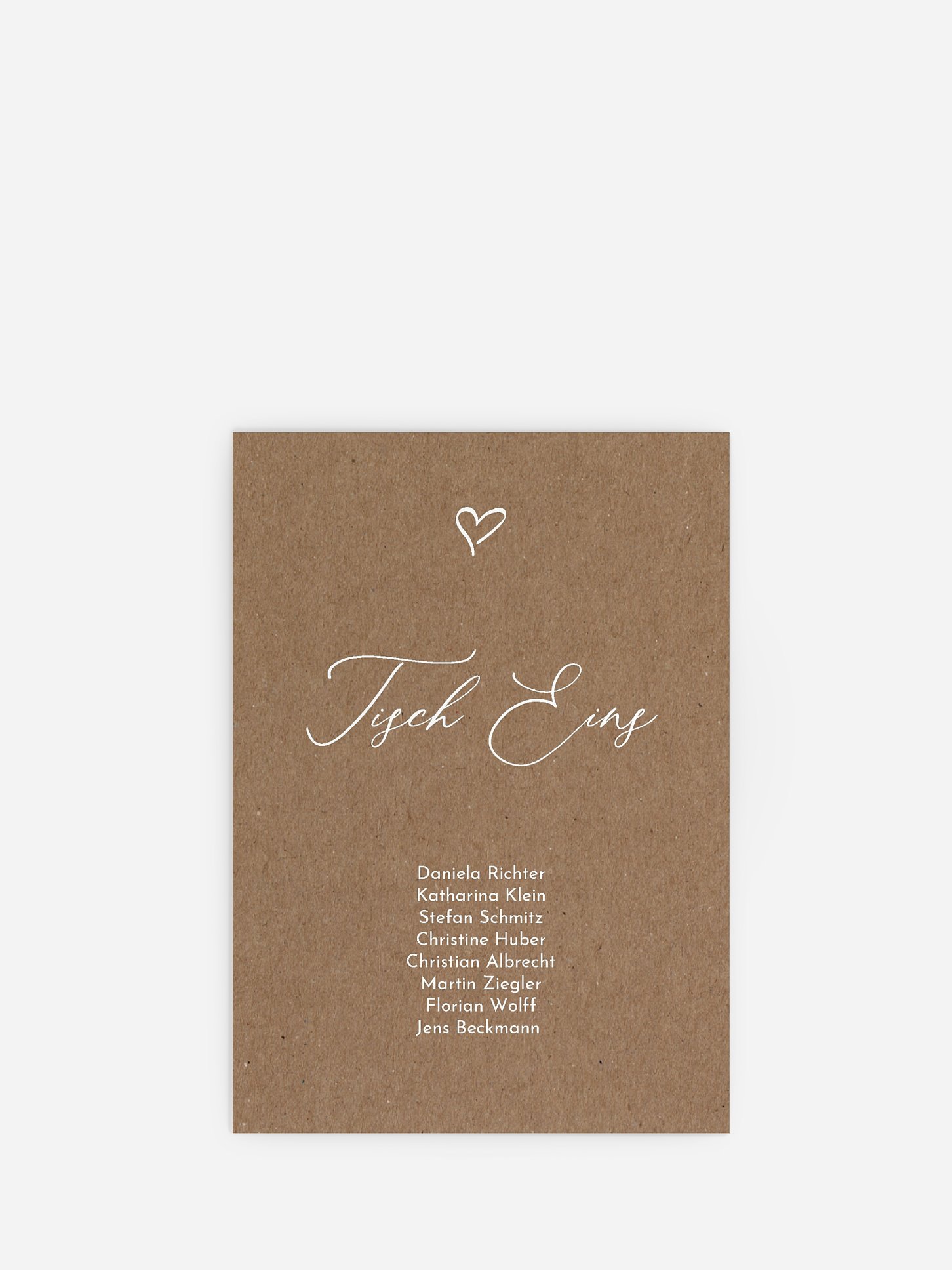 Sitzplan Kreativ First Love