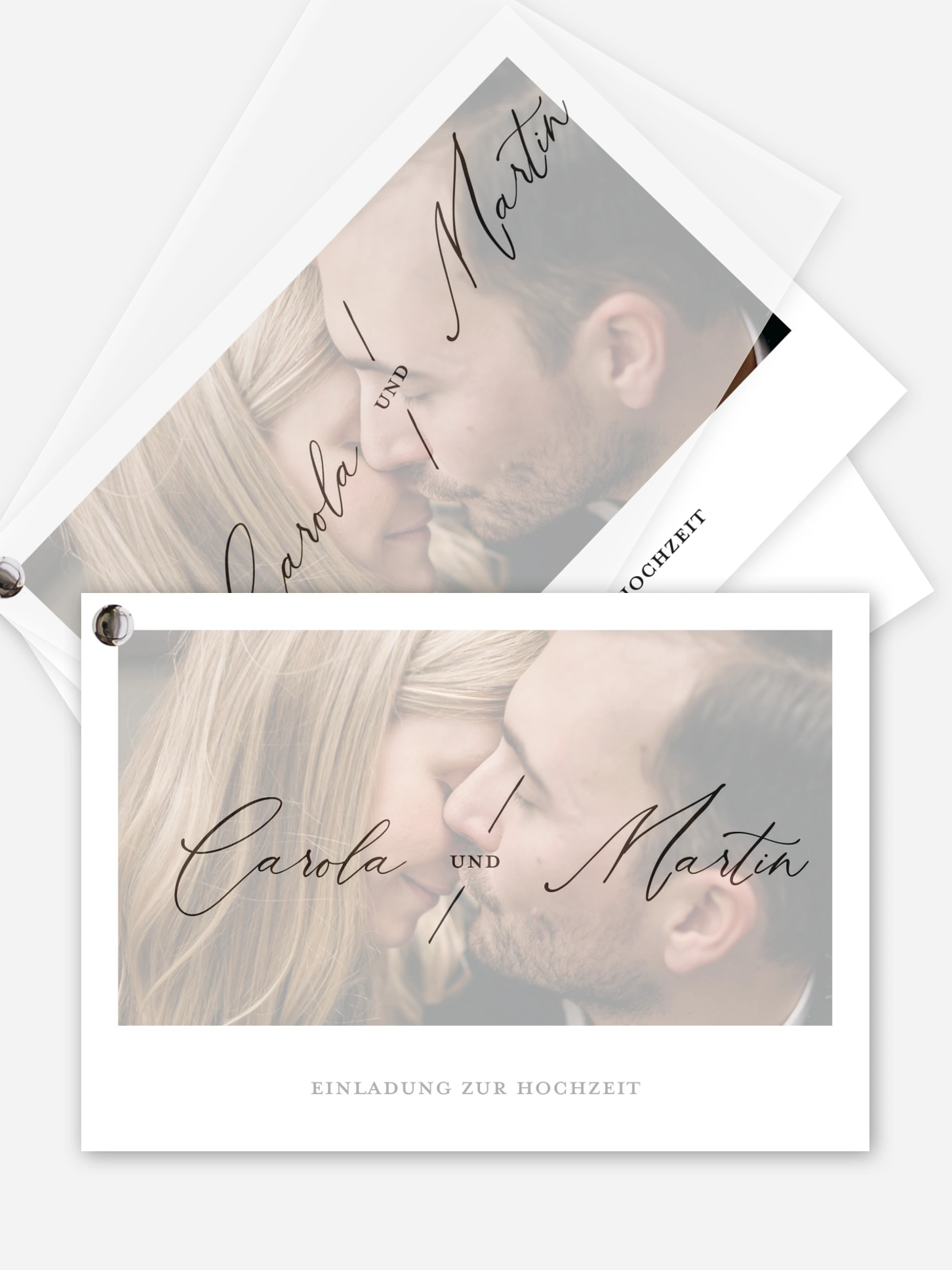 Hochzeitseinladung Love Letter