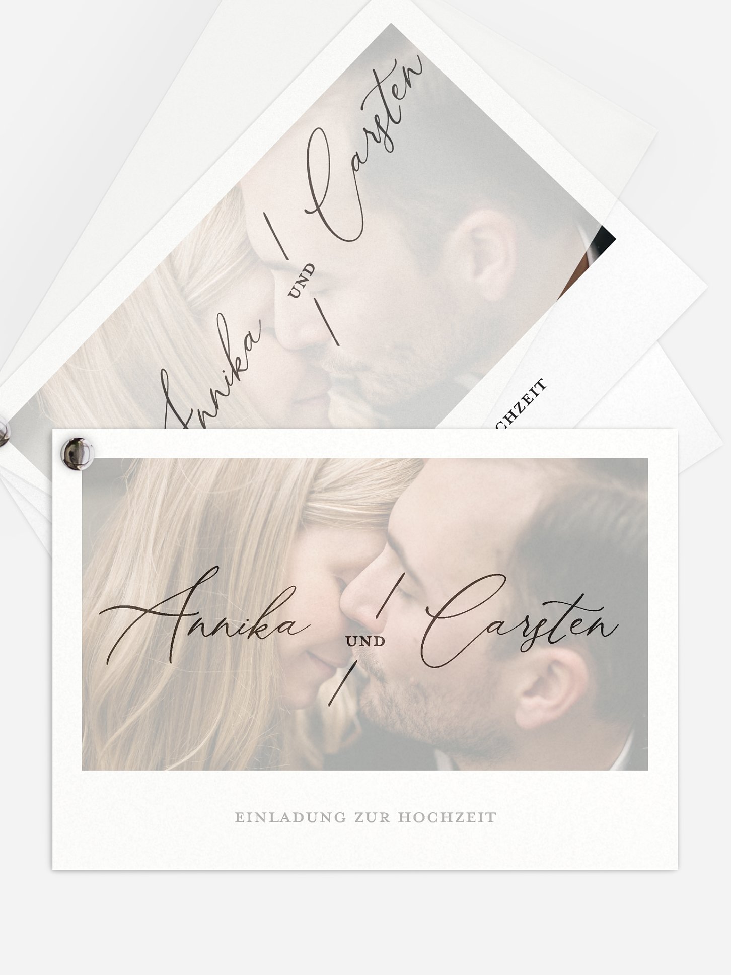Hochzeitseinladung Love Letter
