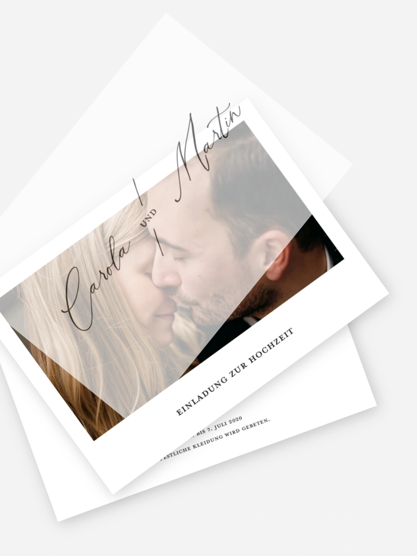 Hochzeitseinladung Love Letter