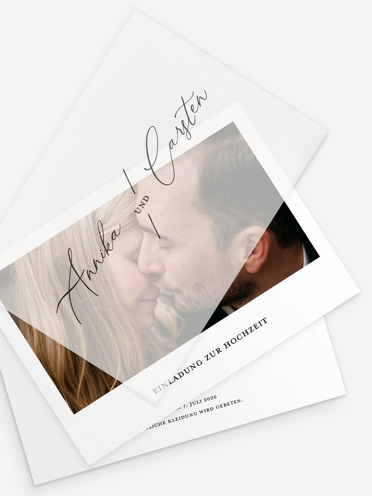 Hochzeitseinladung Love Letter