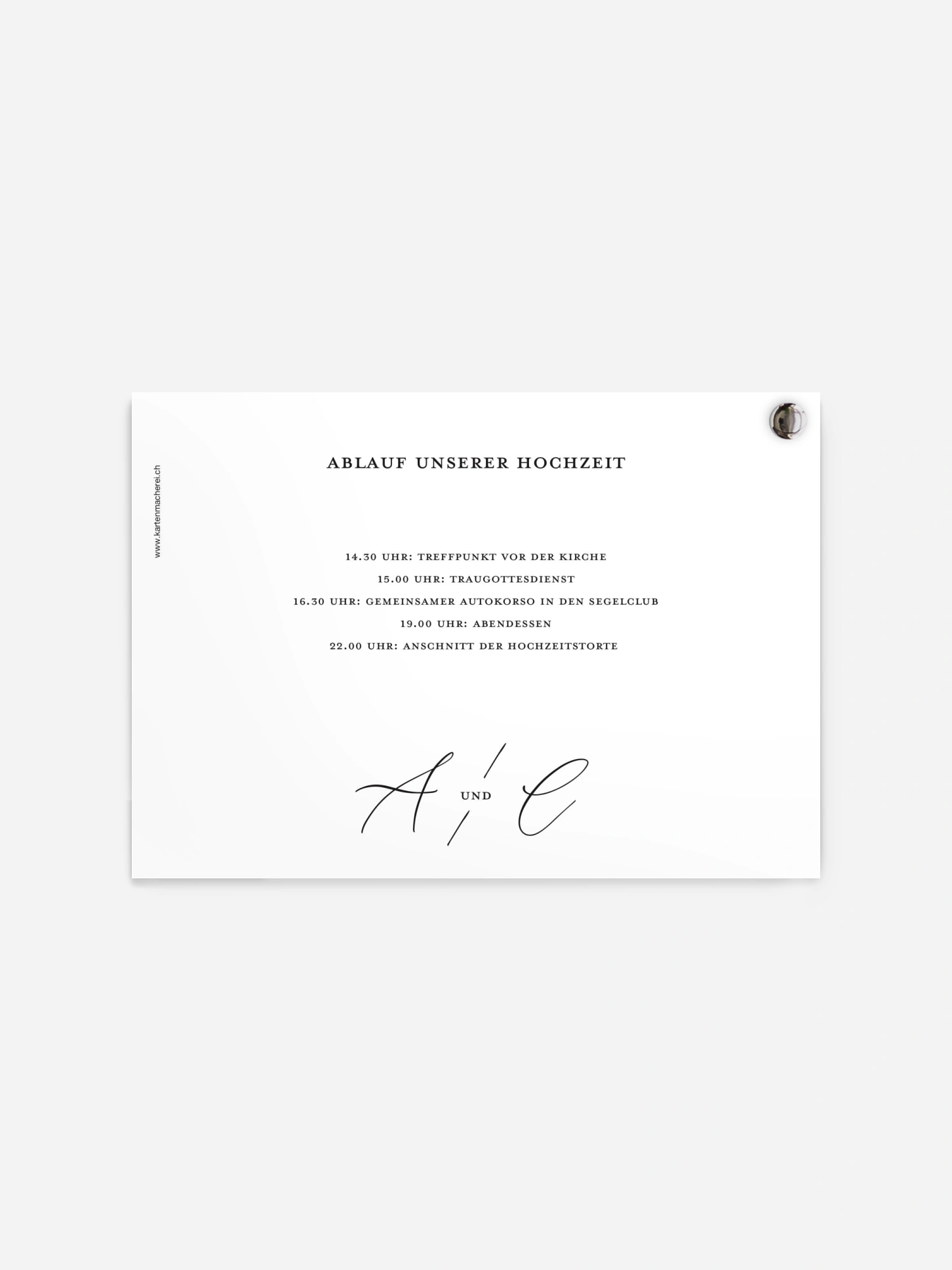 Hochzeitseinladung Love Letter