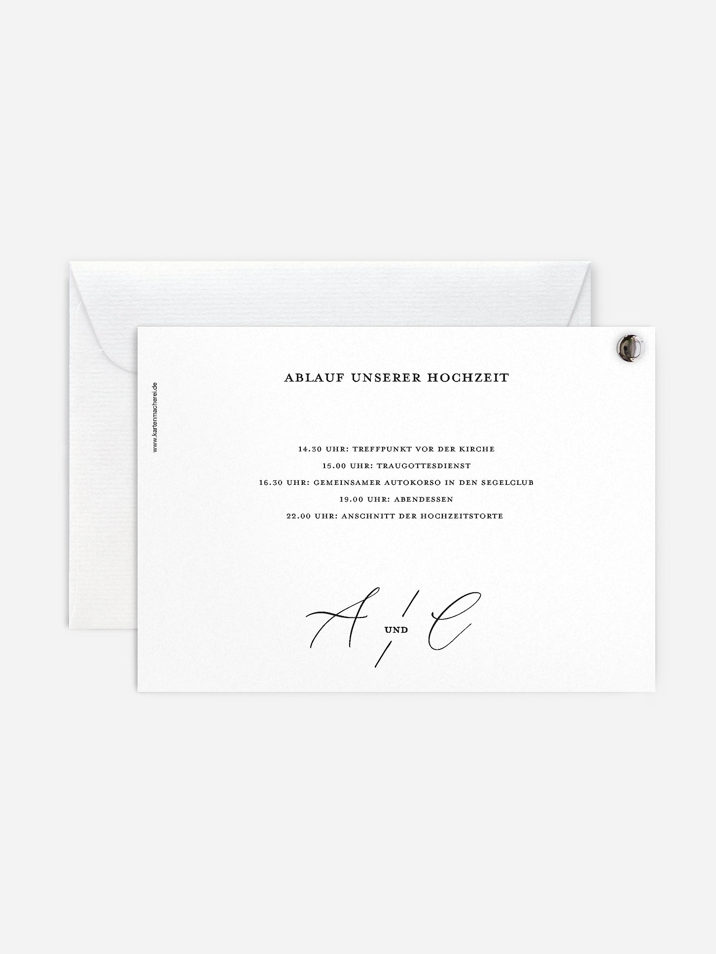 Hochzeitseinladung Love Letter