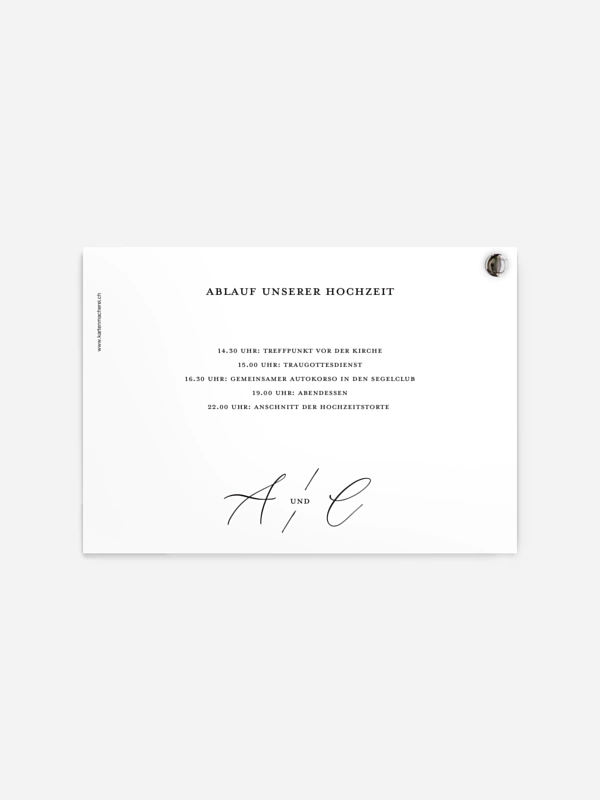 Hochzeitseinladung Love Letter