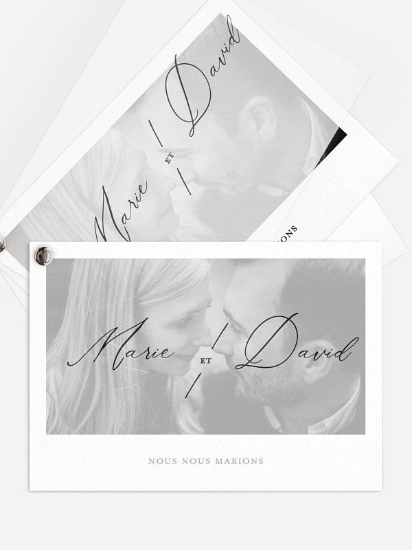 Faire-part de mariage Love Letter