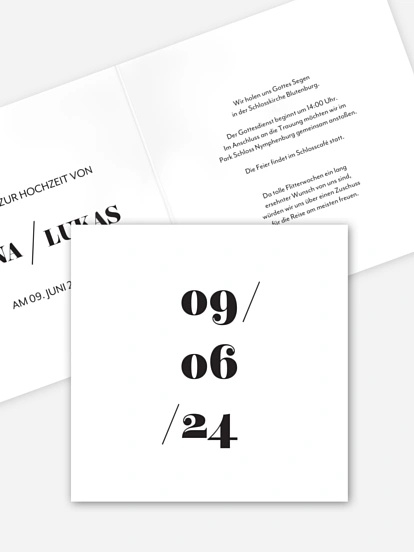 Hochzeitseinladung Date Night