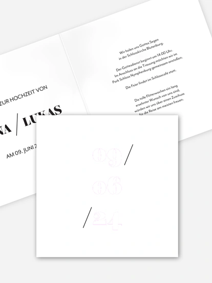 Hochzeitseinladung Date Night