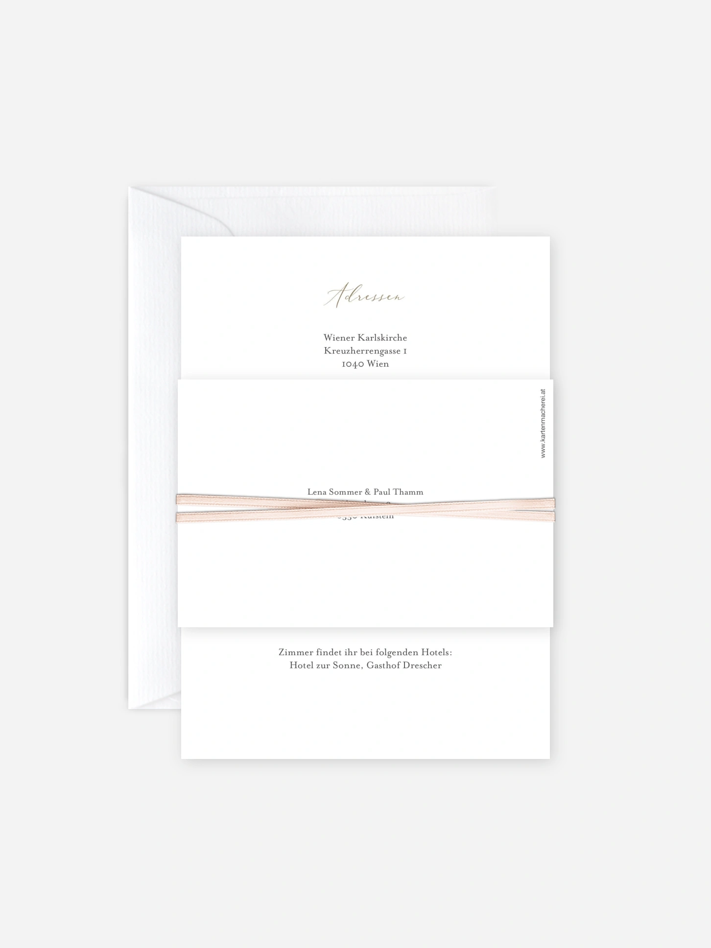 Hochzeitseinladung Blush Pampas
