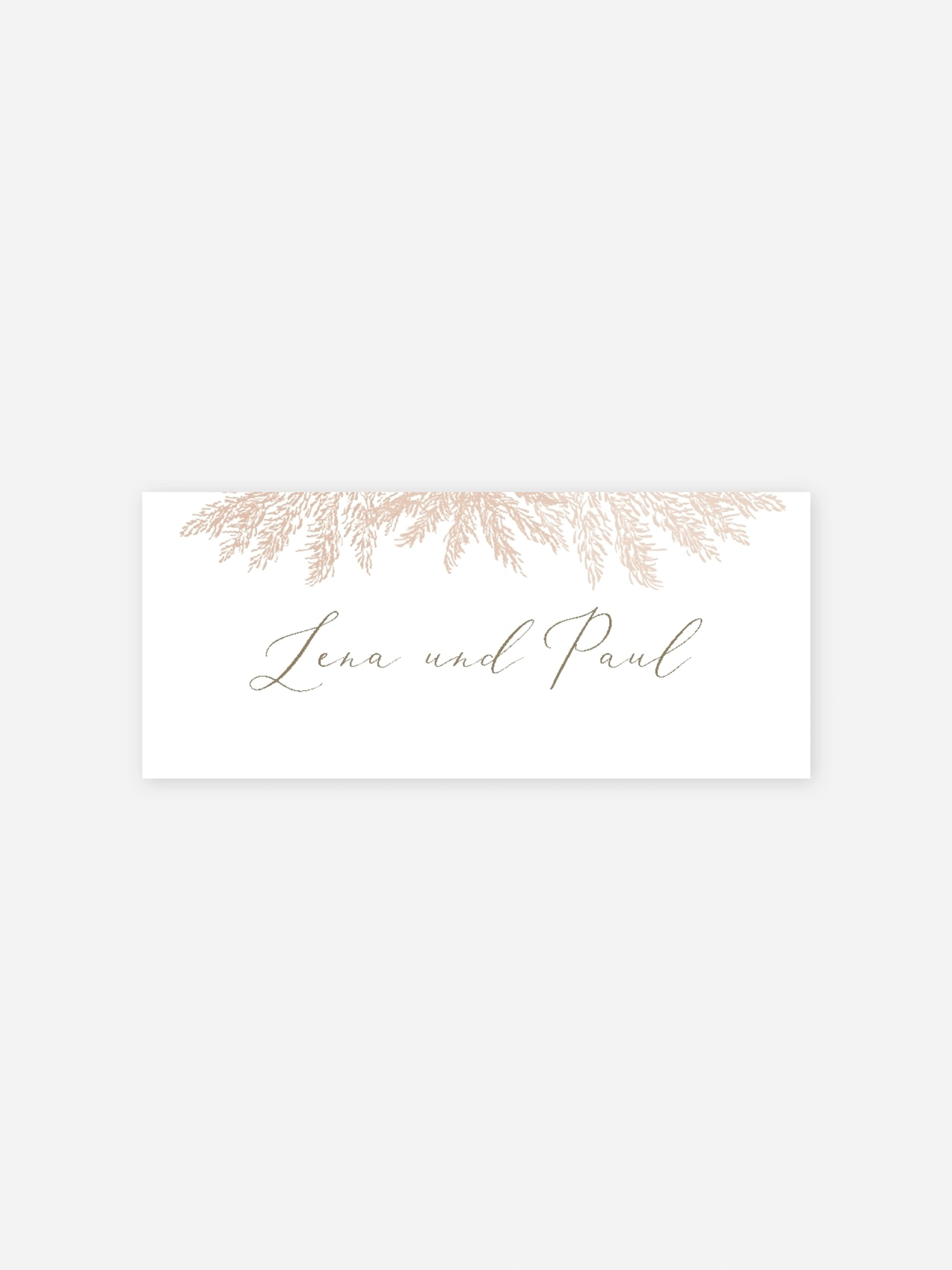 Geschenkaufkleber Hochzeit Blush Pampas