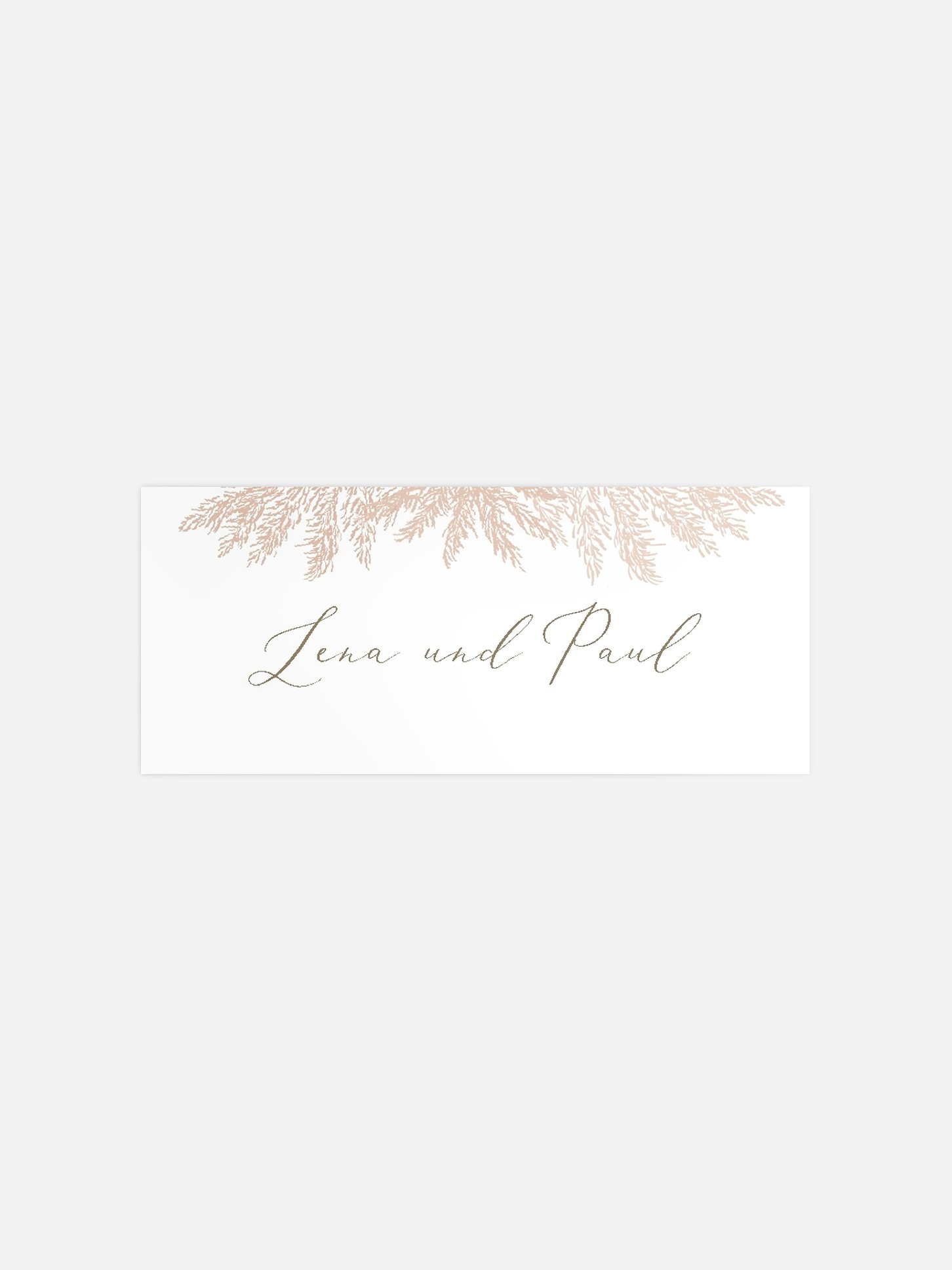 Geschenkaufkleber Hochzeit Blush Pampas