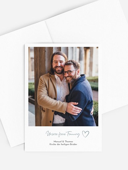 Kirchenheft Hochzeit Analogbild