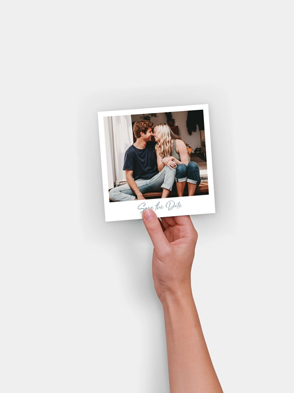 Save-the-Date Karte Analogbild