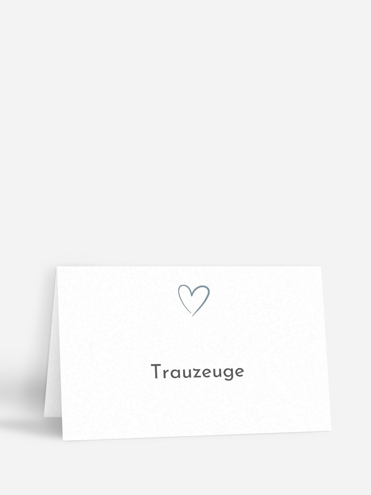 Tischkarte Hochzeit Analogbild