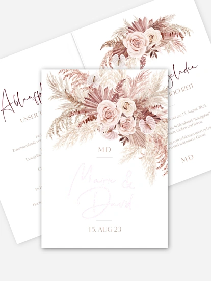 Hochzeitseinladung Terracotta Dreams