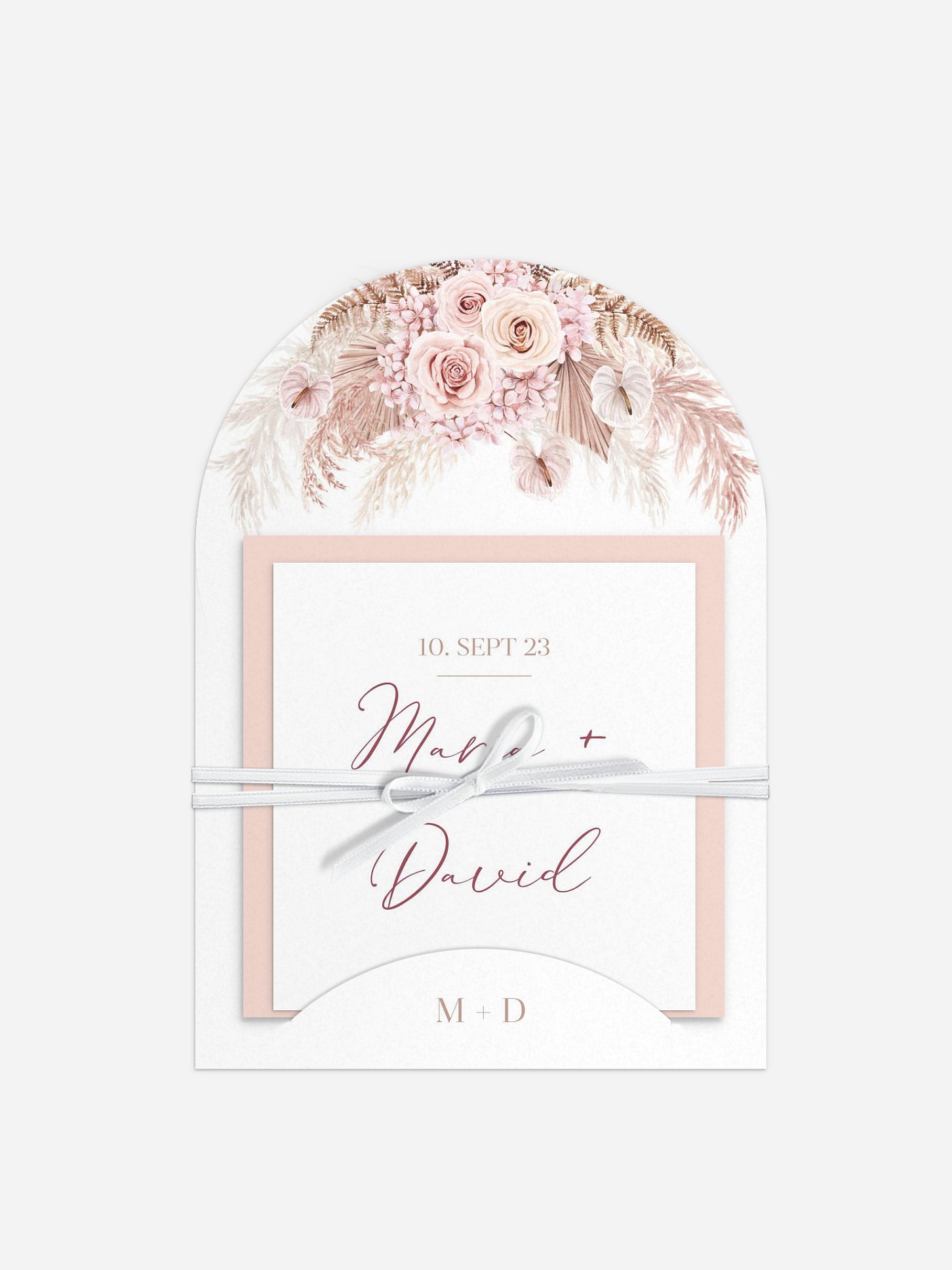 Hochzeitseinladung Blush Bloom