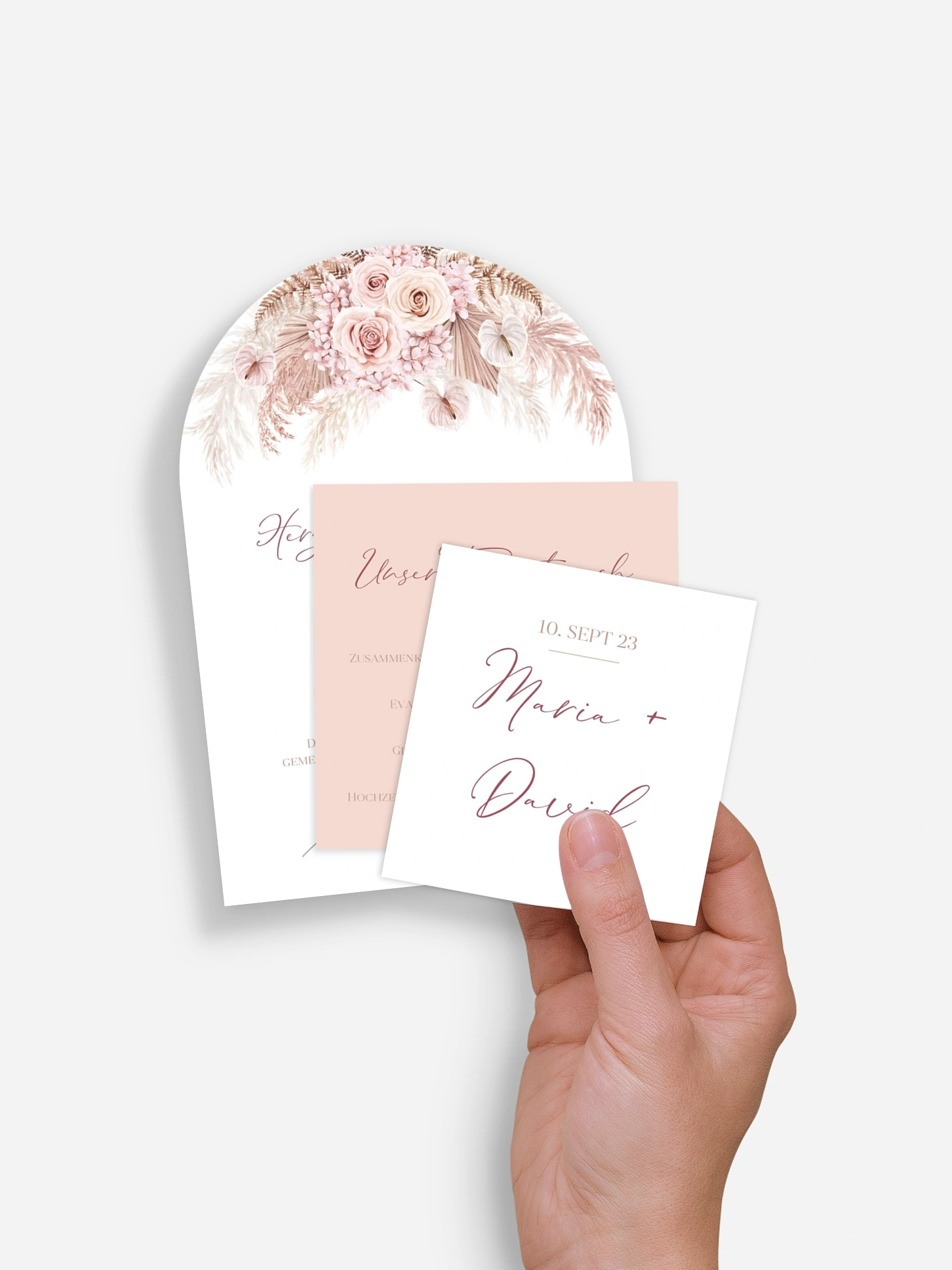 Hochzeitseinladung Blush Bloom