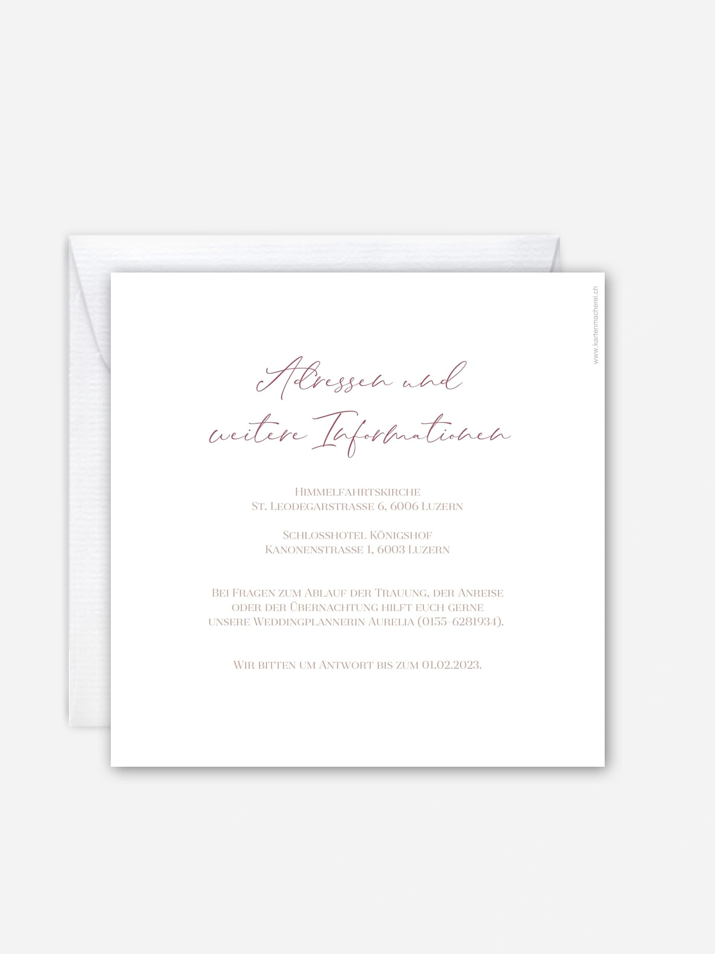 Hochzeitseinladung Blush Bloom