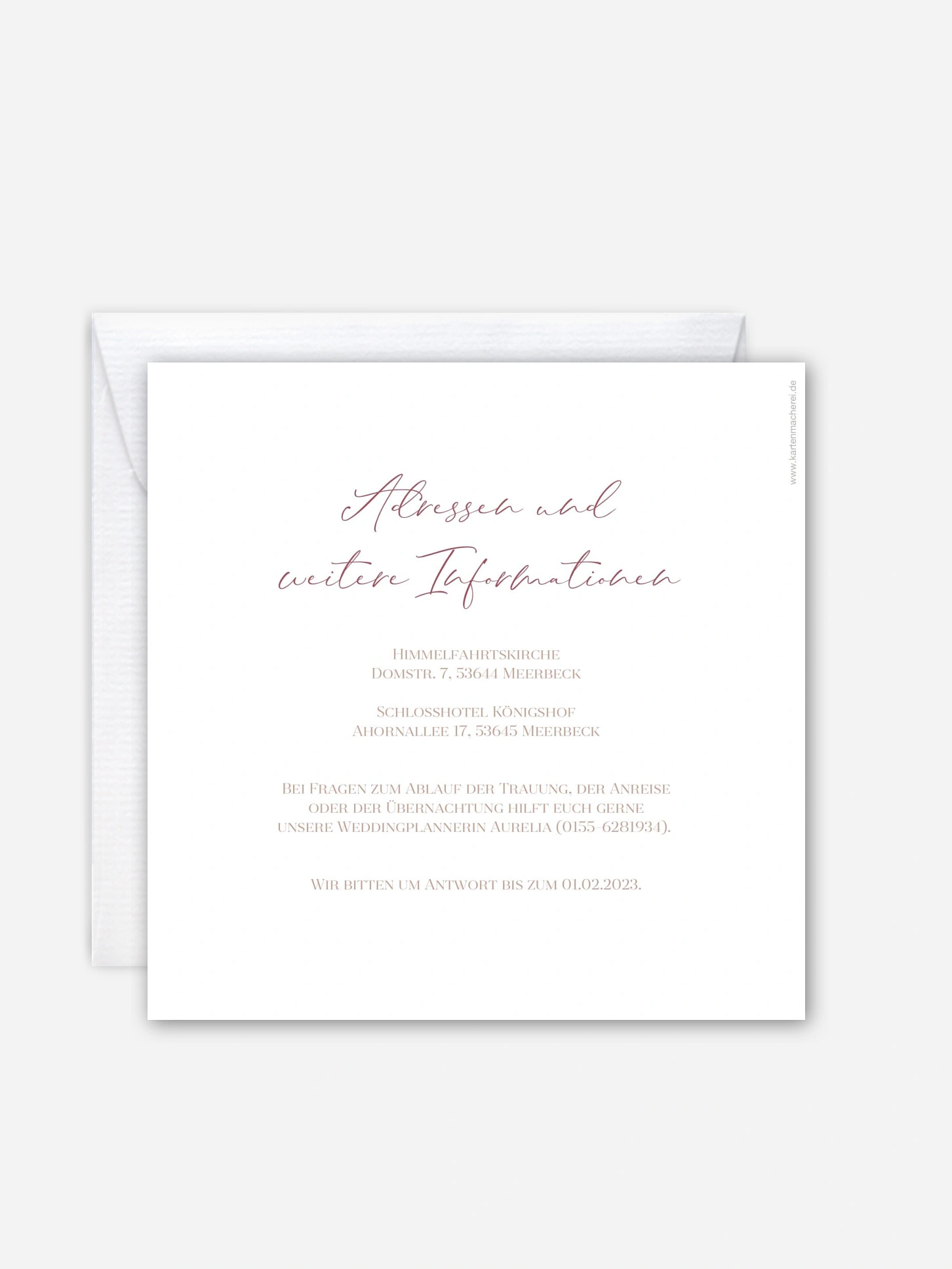Hochzeitseinladung Blush Bloom