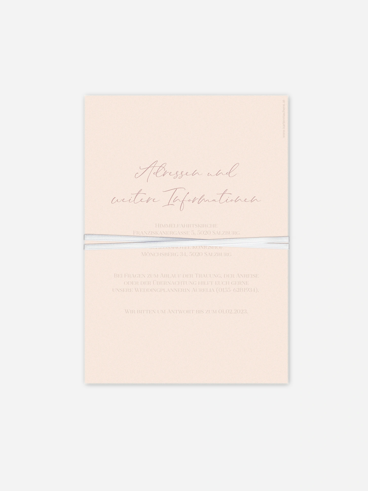 Hochzeitseinladung Blush Bloom