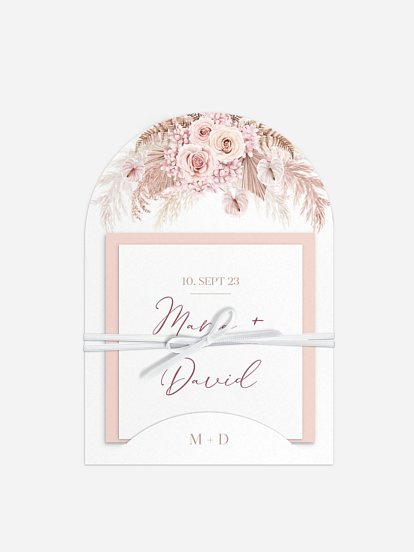 Hochzeitseinladung Blush Bloom