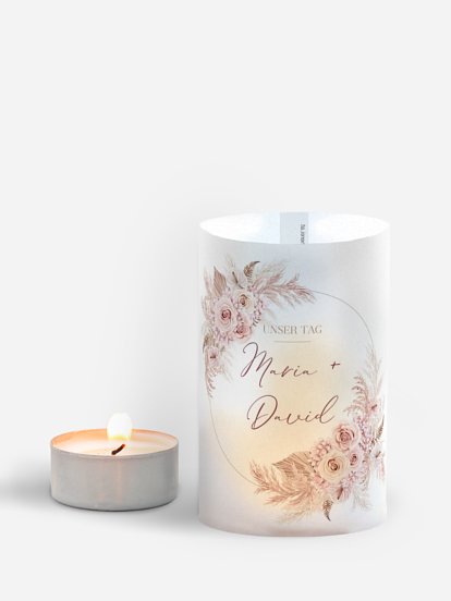 Windlichter Blush Bloom
