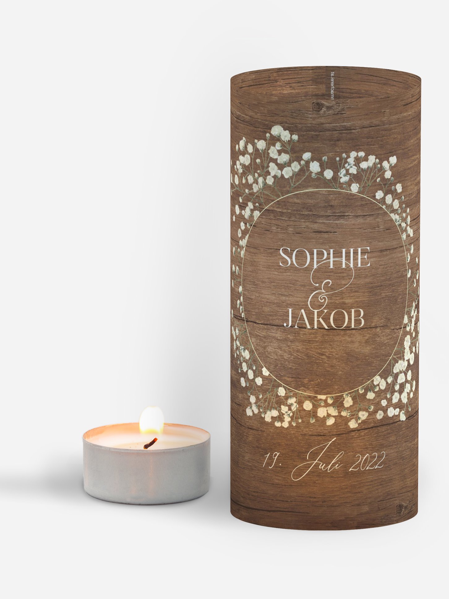 Windlichter Rustic Gypsophila