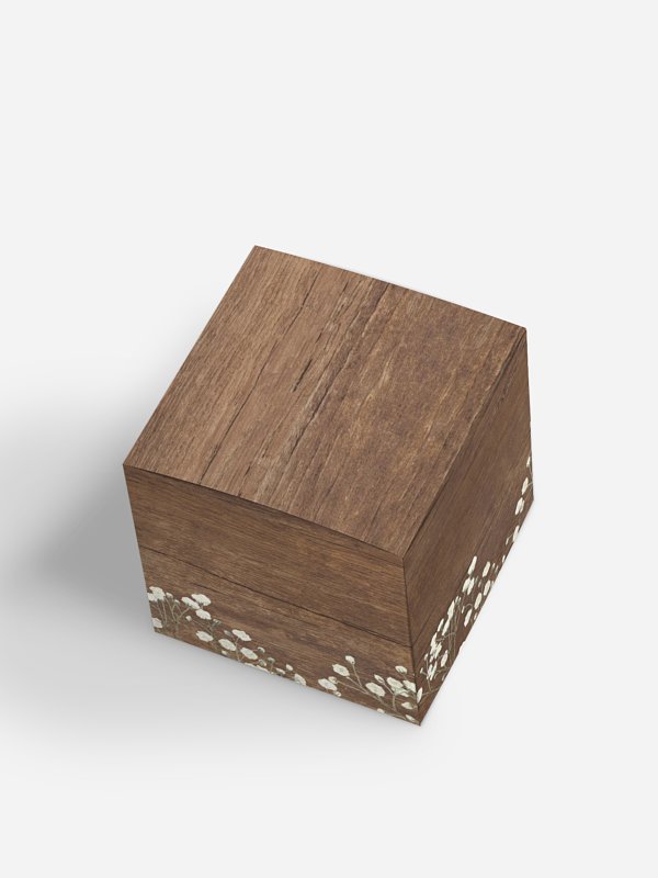 Gastgeschenkbox Rustic Gypsophila