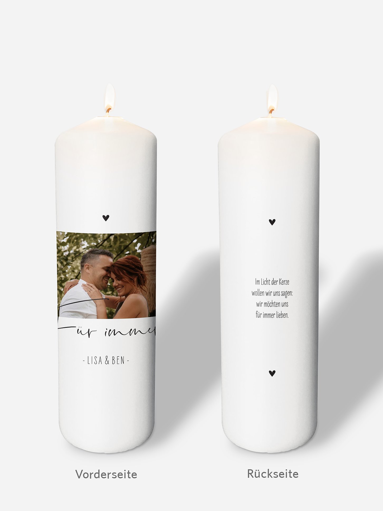 Hochzeitskerze Glücksfotos