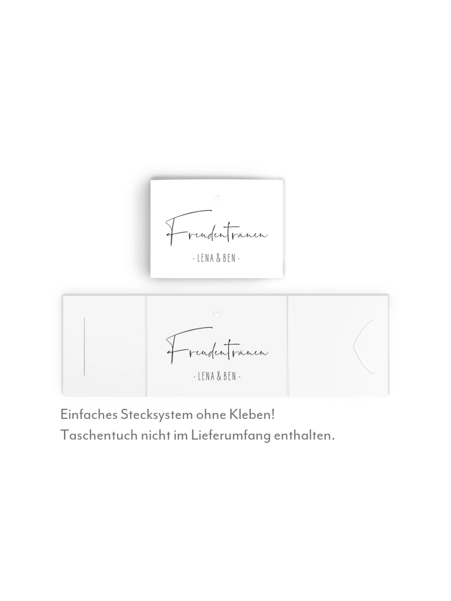 Freudentränen-Taschentücher Glücksfotos