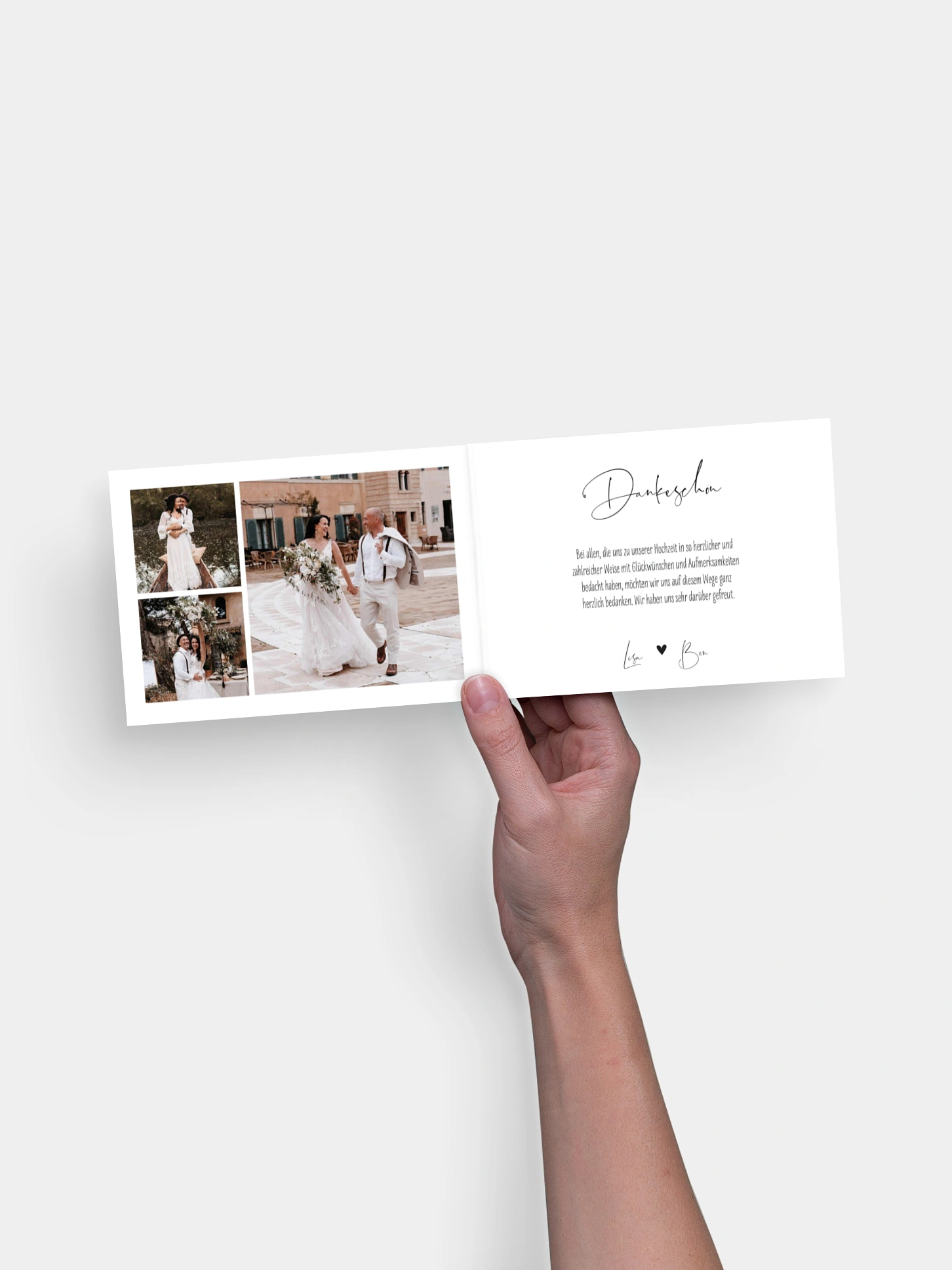 Dankeskarte Hochzeit Glücksfotos
