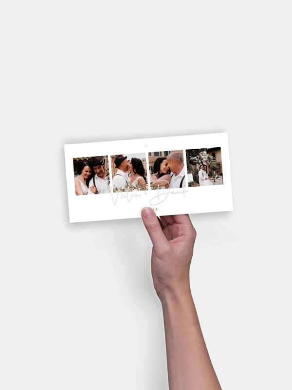 Dankeskarte Hochzeit Glücksfotos
