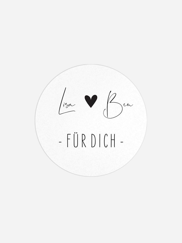 Geschenkaufkleber Hochzeit Glücksfotos