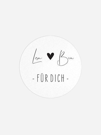 Geschenkaufkleber Hochzeit Glücksfotos