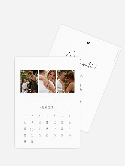 Save-the-Date Karte Glücksfotos