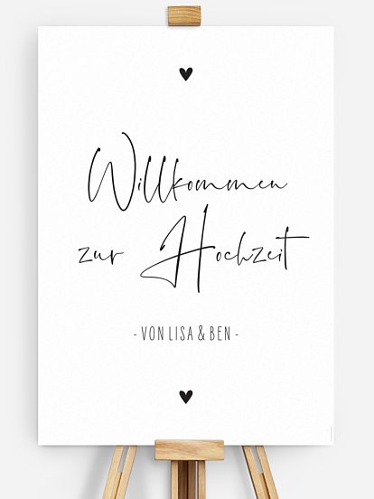 Willkommensschild Glücksfotos