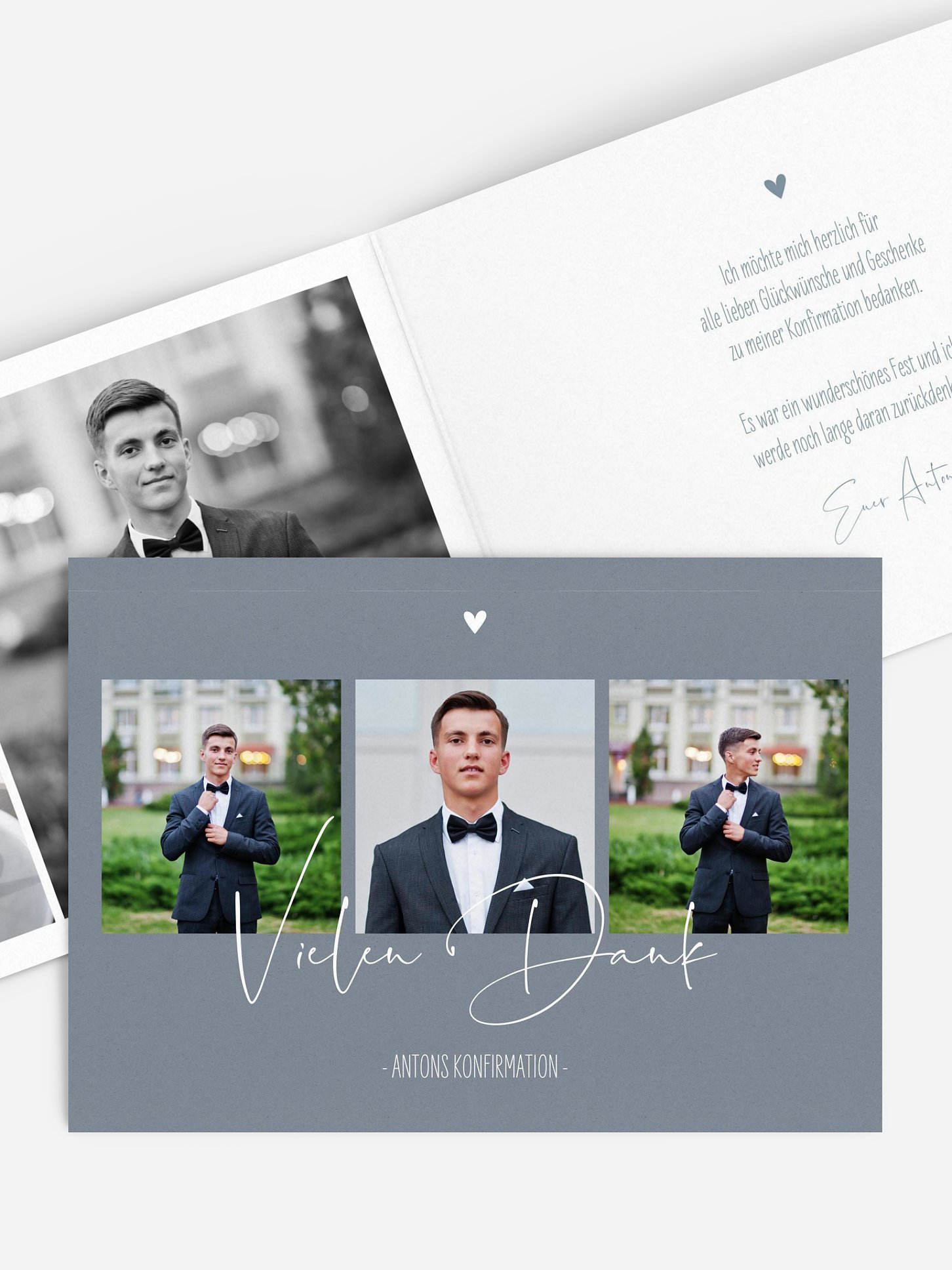 Danksagung Konfirmation Glücksfotos
