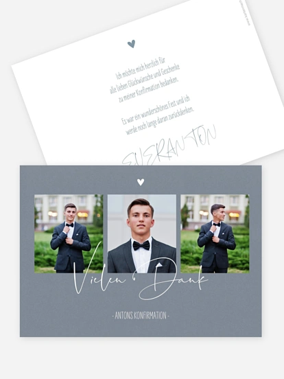 Danksagung Konfirmation Glücksfotos