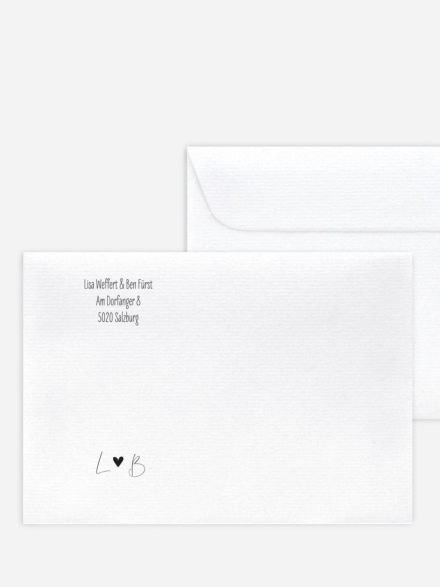Briefumschlag mit Motiv Glücksfotos