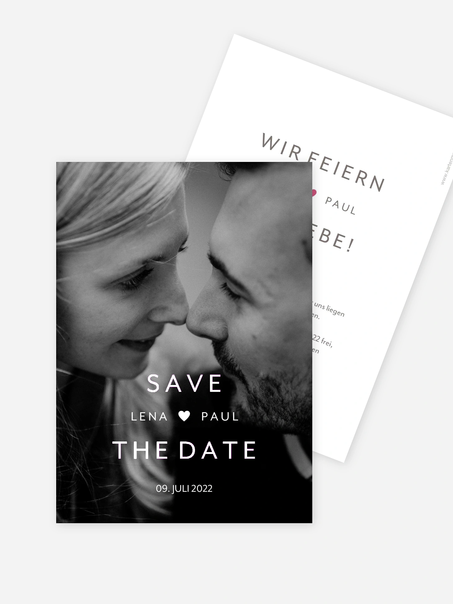 Save-the-Date Karte We Belong Together