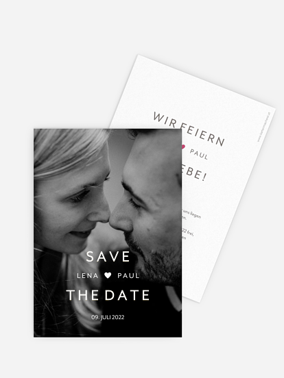 Save-the-Date Karte We Belong Together