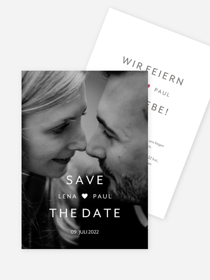 Save-the-Date Karte We Belong Together