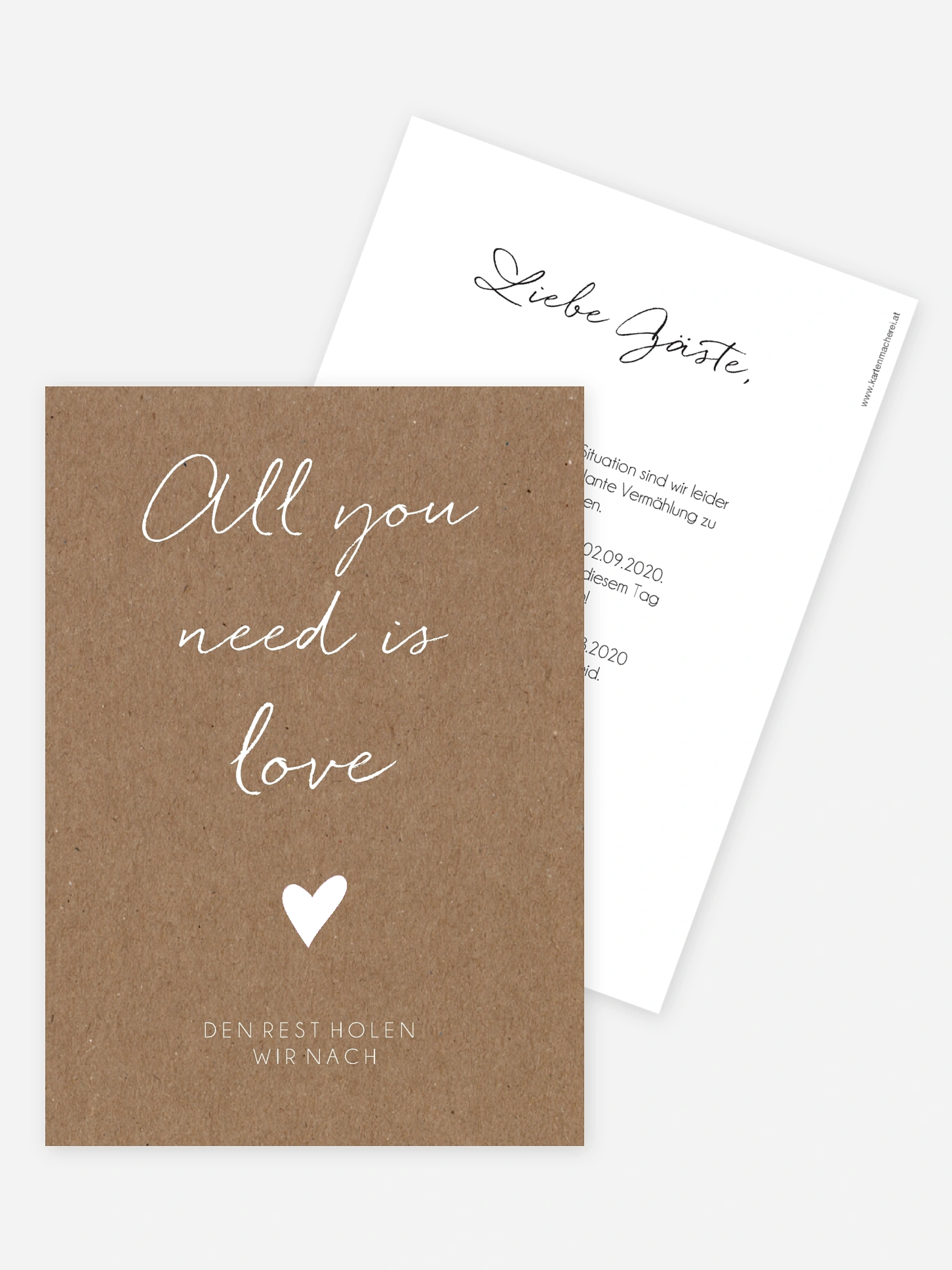 Change-the-Date Karte All You Need
