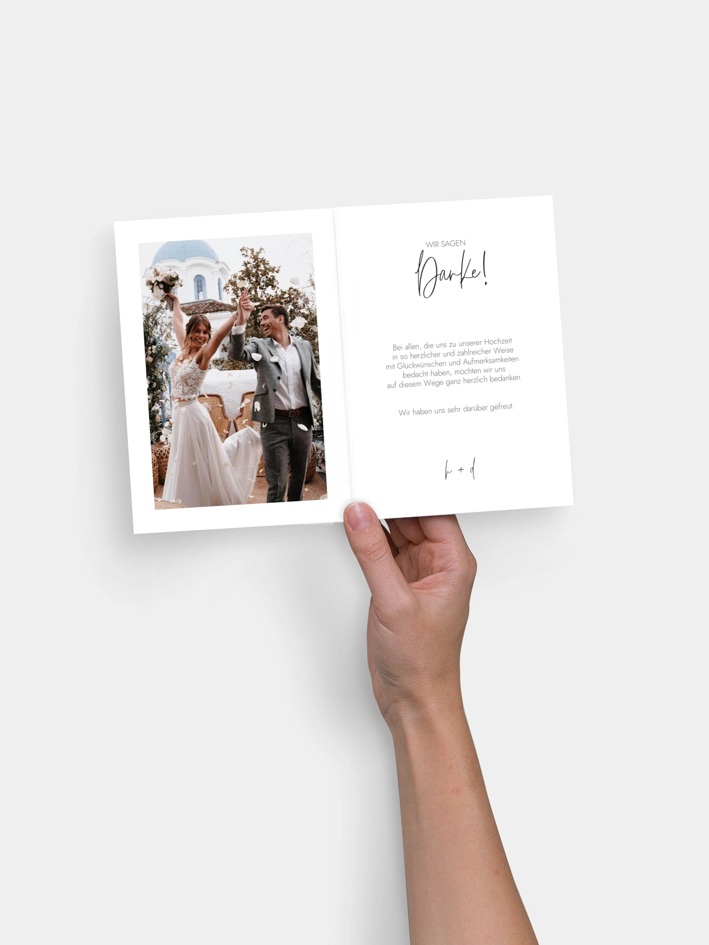 Dankeskarte Hochzeit Thank You