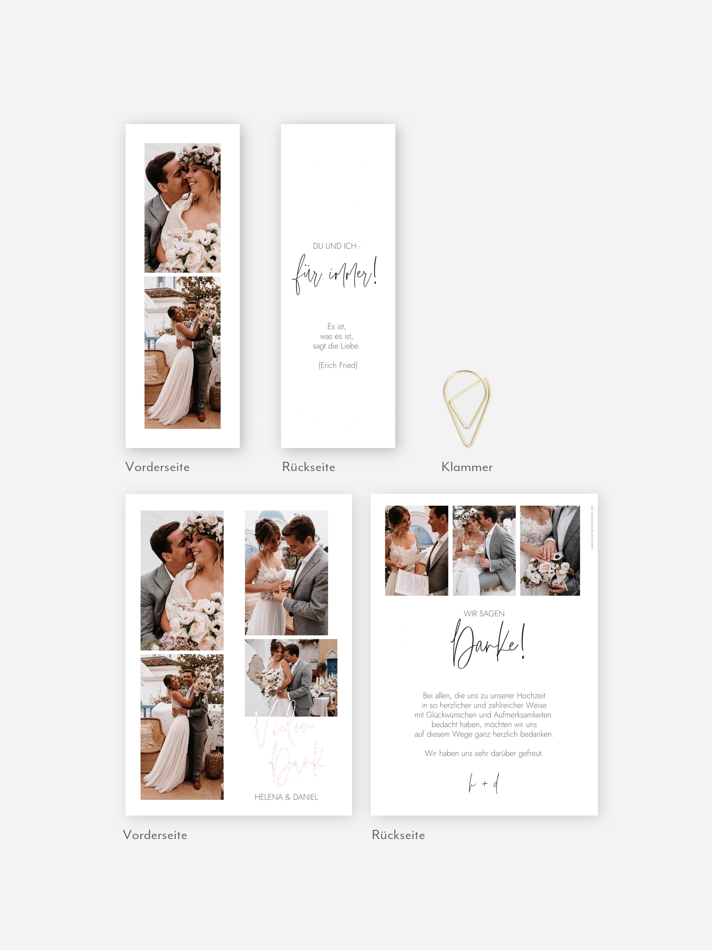 Dankeskarte Hochzeit Thank You
