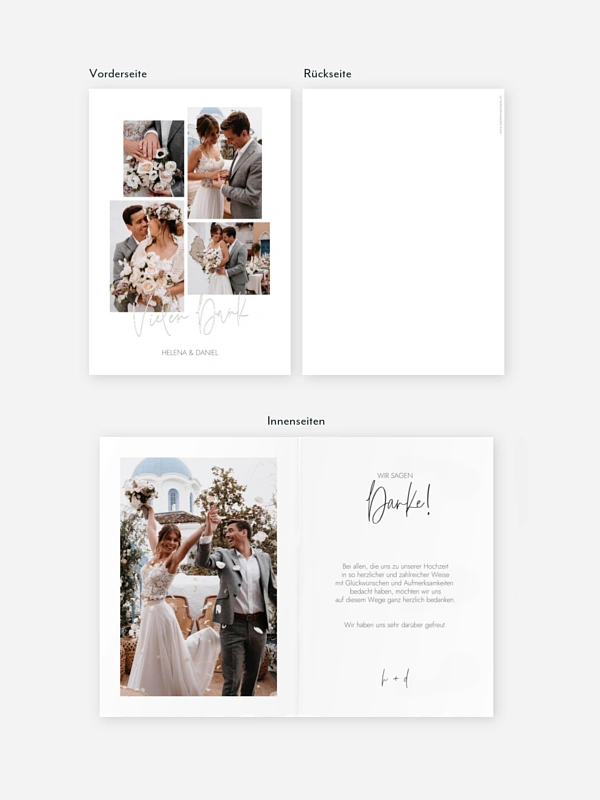 Dankeskarte Hochzeit Thank You