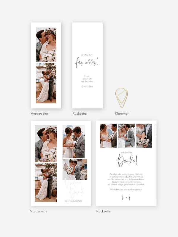 Dankeskarte Hochzeit Thank You
