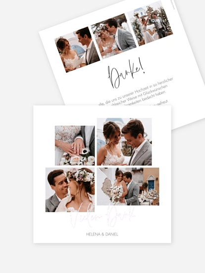 Dankeskarte Hochzeit Thank You