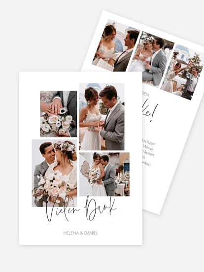 Dankeskarte Hochzeit Thank You